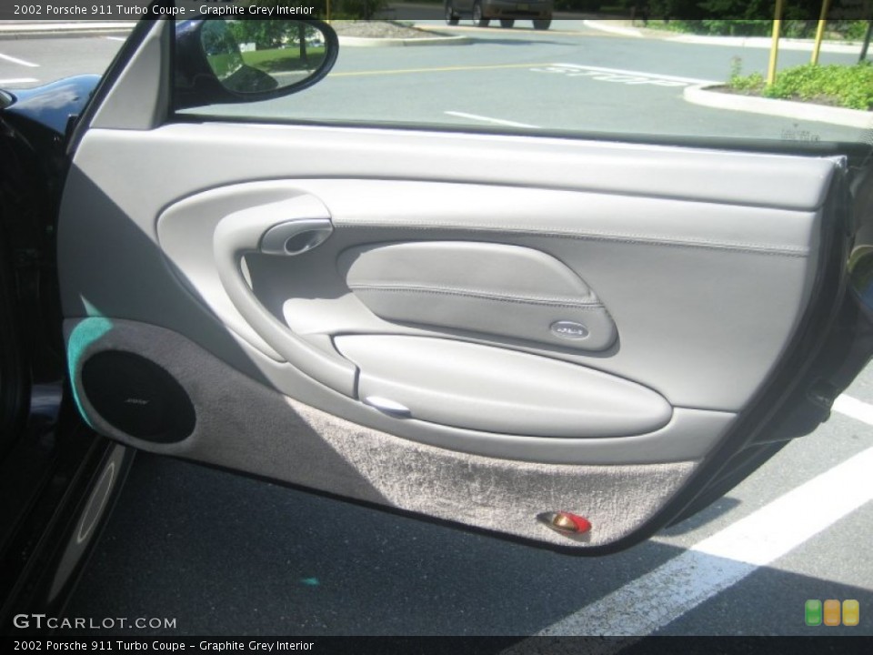 Graphite Grey Interior Door Panel for the 2002 Porsche 911 Turbo Coupe #66285966