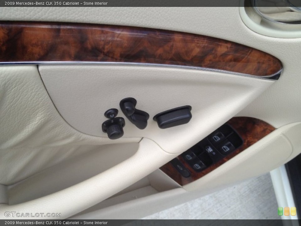 Stone Interior Controls for the 2009 Mercedes-Benz CLK 350 Cabriolet #66286632