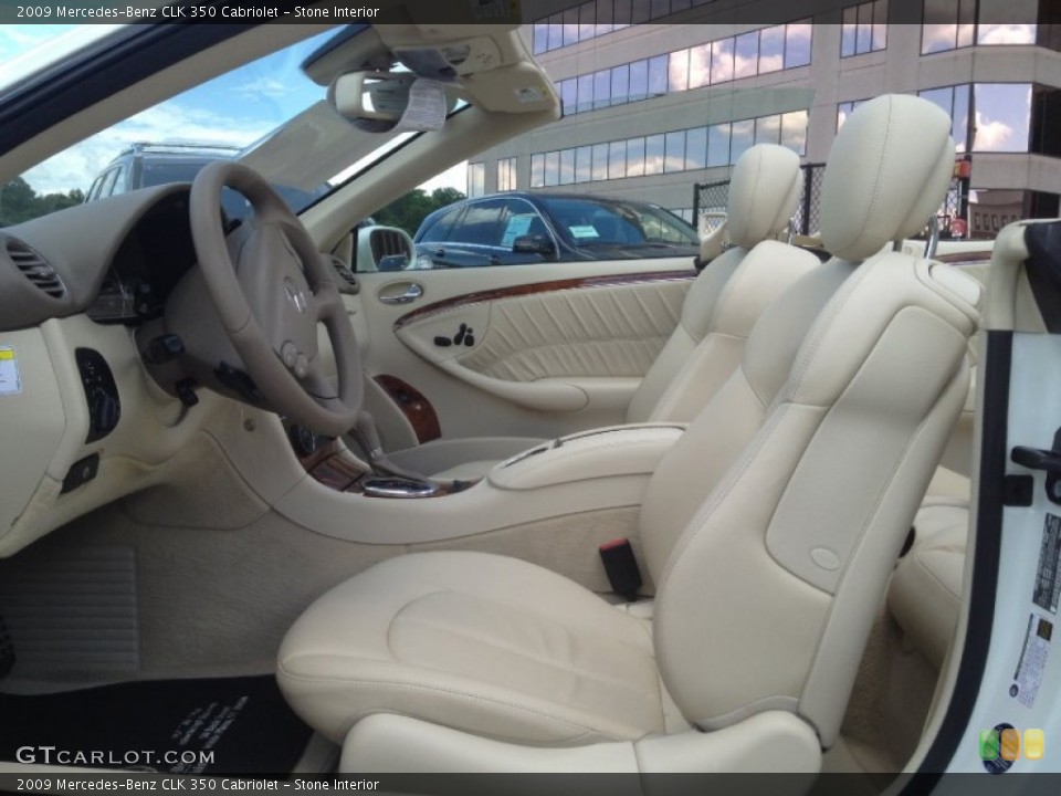 Stone Interior Photo for the 2009 Mercedes-Benz CLK 350 Cabriolet #66286653