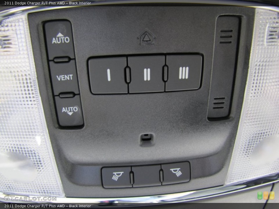 Black Interior Controls for the 2011 Dodge Charger R/T Plus AWD #66289443