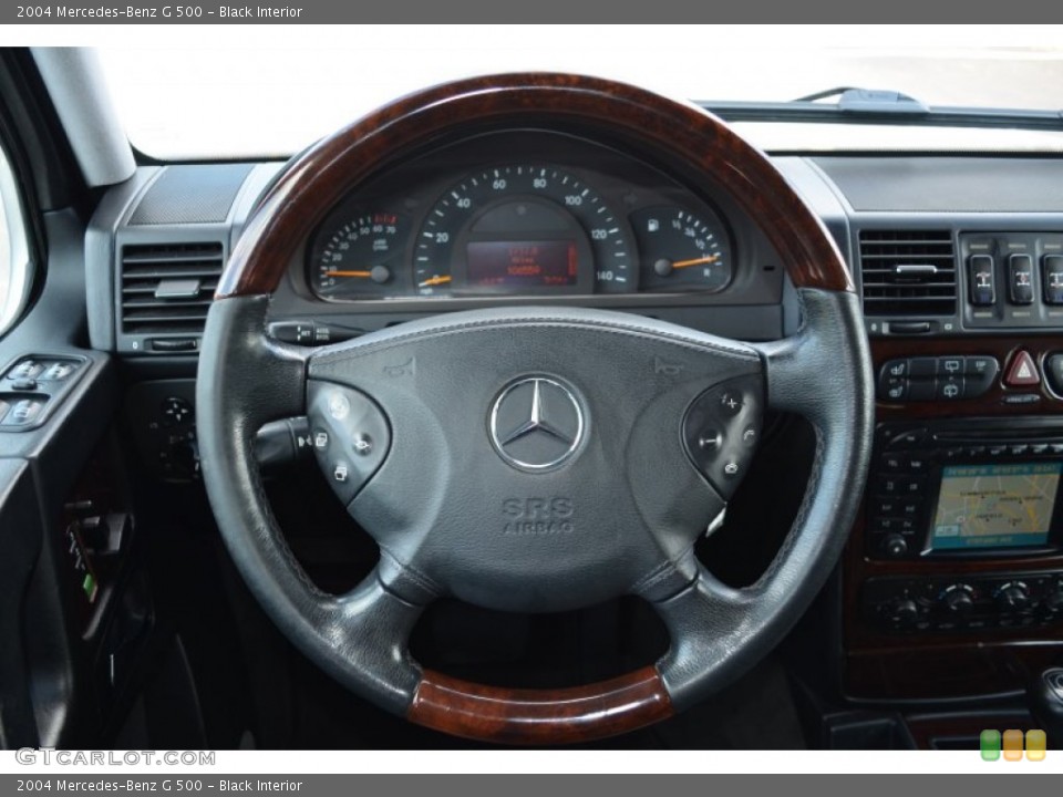 Black Interior Steering Wheel for the 2004 Mercedes-Benz G 500 #66289493