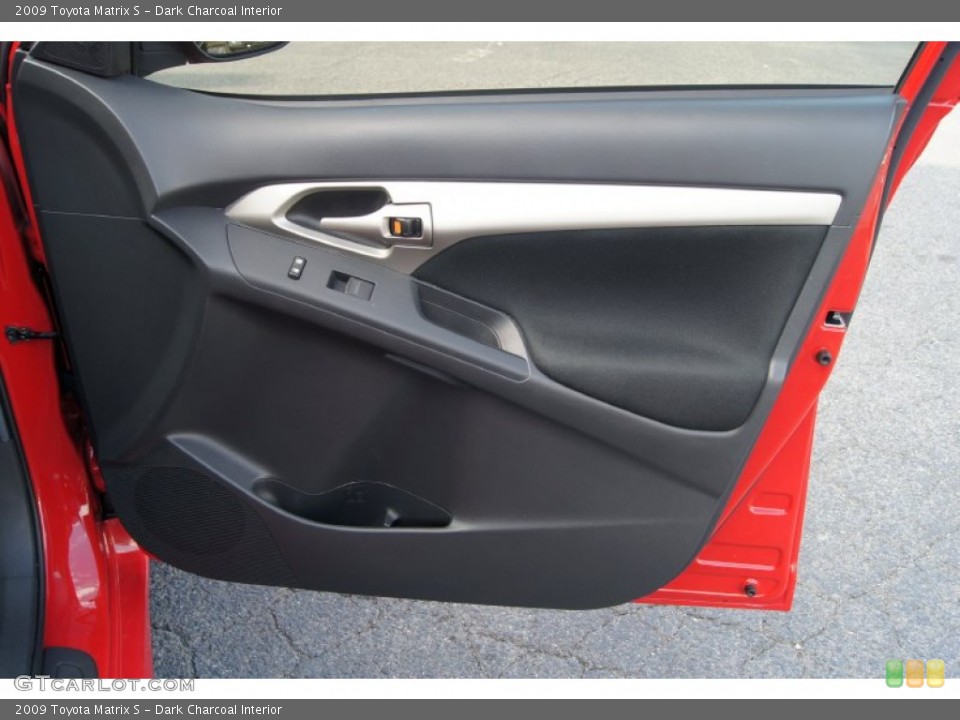 Dark Charcoal Interior Door Panel for the 2009 Toyota Matrix S #66290589