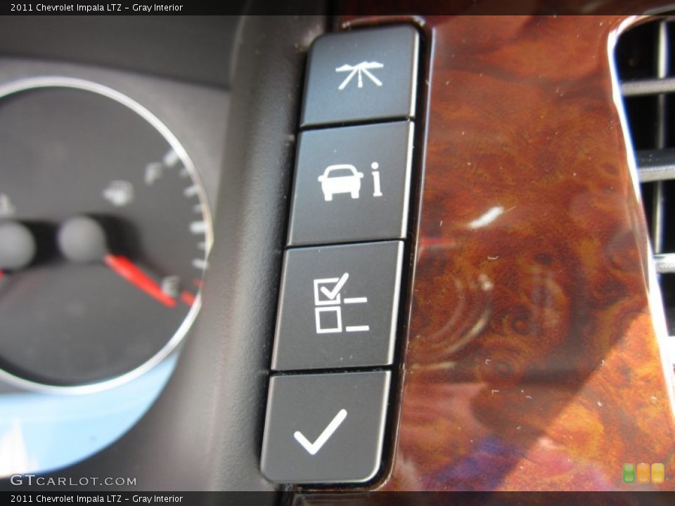 Gray Interior Controls for the 2011 Chevrolet Impala LTZ #66291159