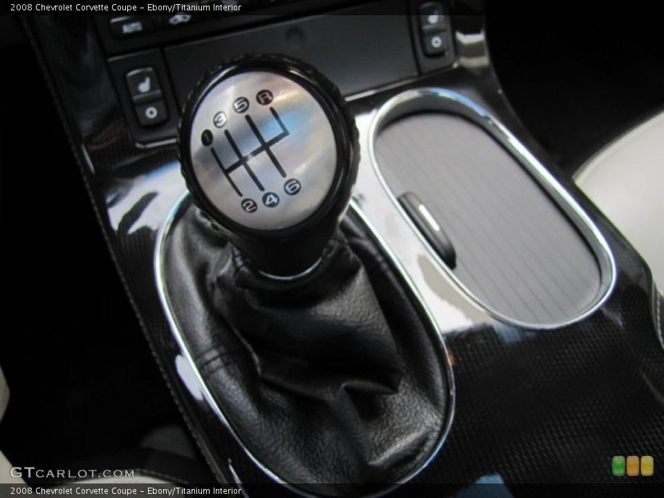 Ebony/Titanium Interior Transmission for the 2008 Chevrolet Corvette Coupe #66291723