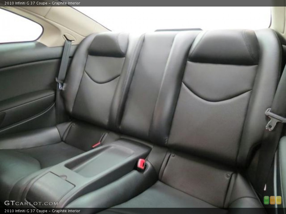 Graphite Interior Rear Seat for the 2010 Infiniti G 37 Coupe #66291837