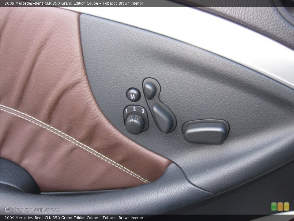 Tobacco Brown Interior Controls for the 2009 Mercedes-Benz CLK 350 Grand Edition Coupe #66292209