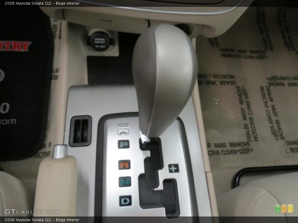 Beige Interior Transmission for the 2008 Hyundai Sonata GLS #66292617