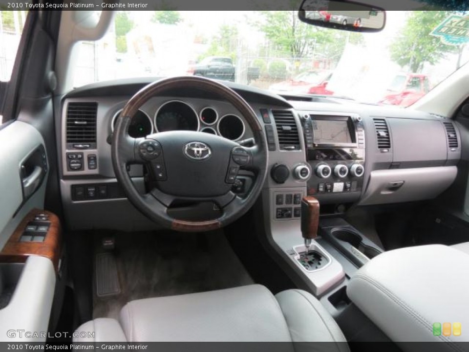 Graphite Interior Dashboard for the 2010 Toyota Sequoia Platinum #66294576