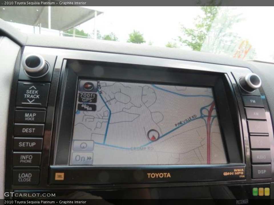 Graphite Interior Navigation for the 2010 Toyota Sequoia Platinum #66294681