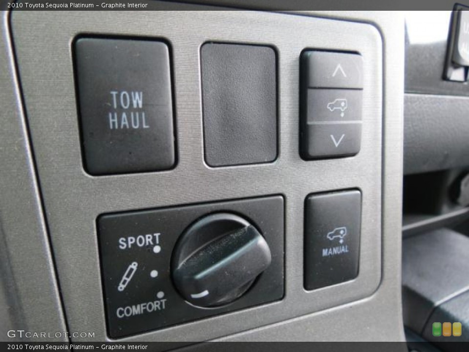 Graphite Interior Controls for the 2010 Toyota Sequoia Platinum #66294697