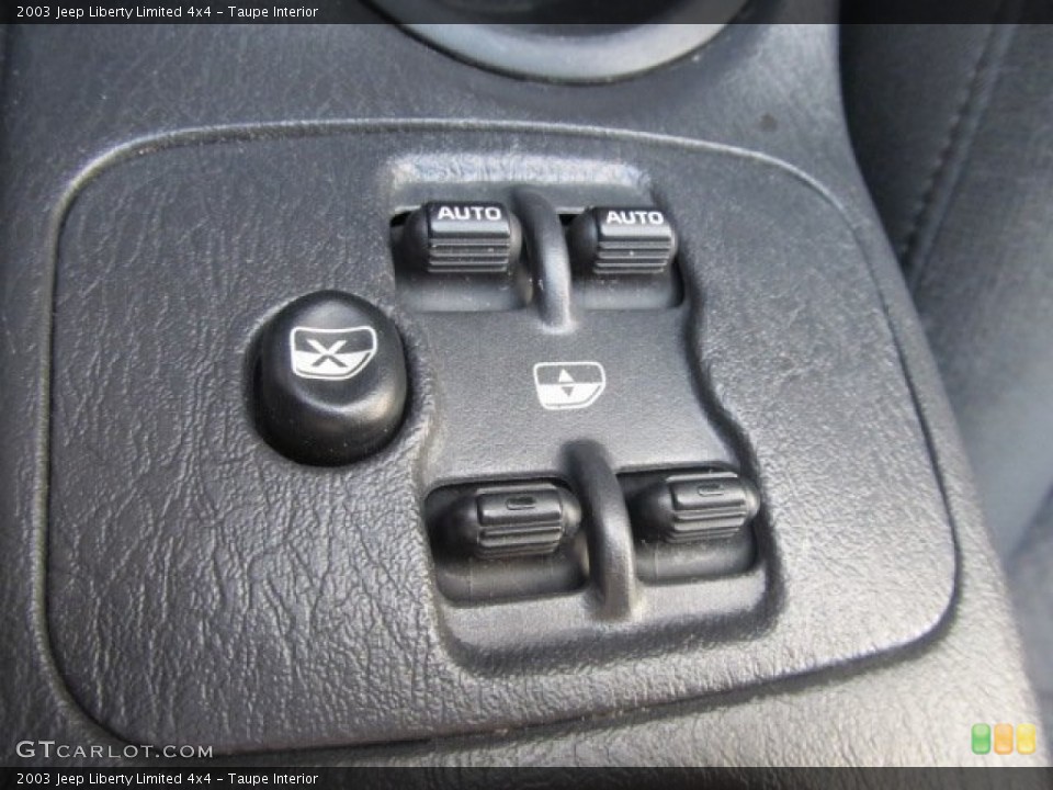 Taupe Interior Controls for the 2003 Jeep Liberty Limited 4x4 #66294717