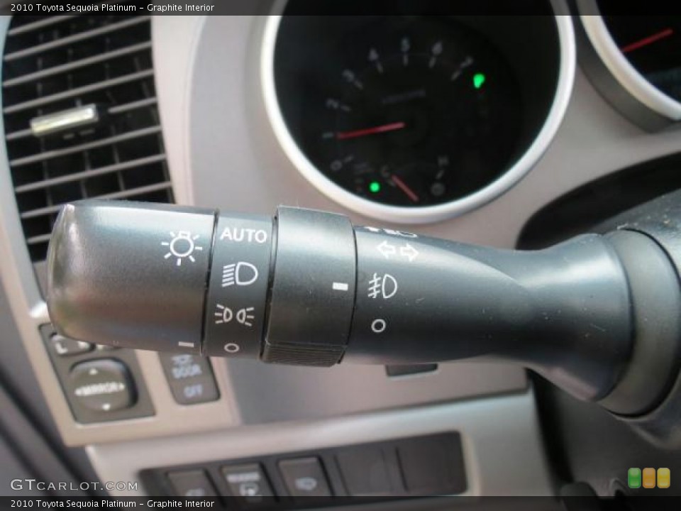 Graphite Interior Controls for the 2010 Toyota Sequoia Platinum #66294759