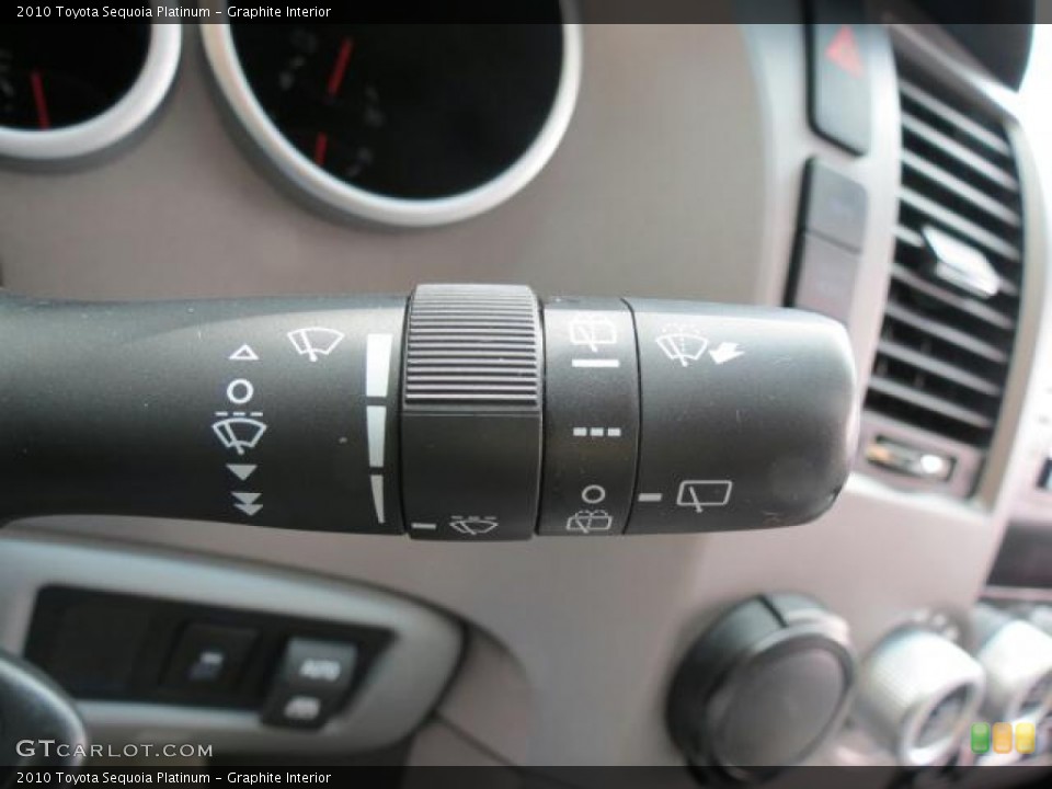 Graphite Interior Controls for the 2010 Toyota Sequoia Platinum #66294767