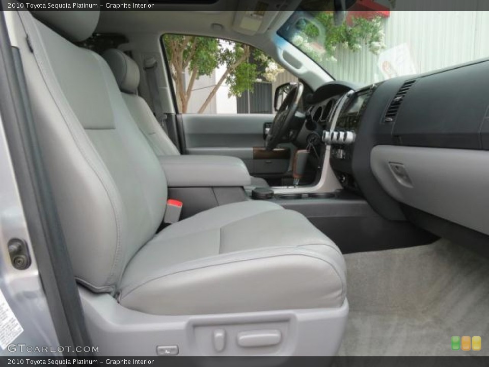 Graphite Interior Front Seat for the 2010 Toyota Sequoia Platinum #66294775