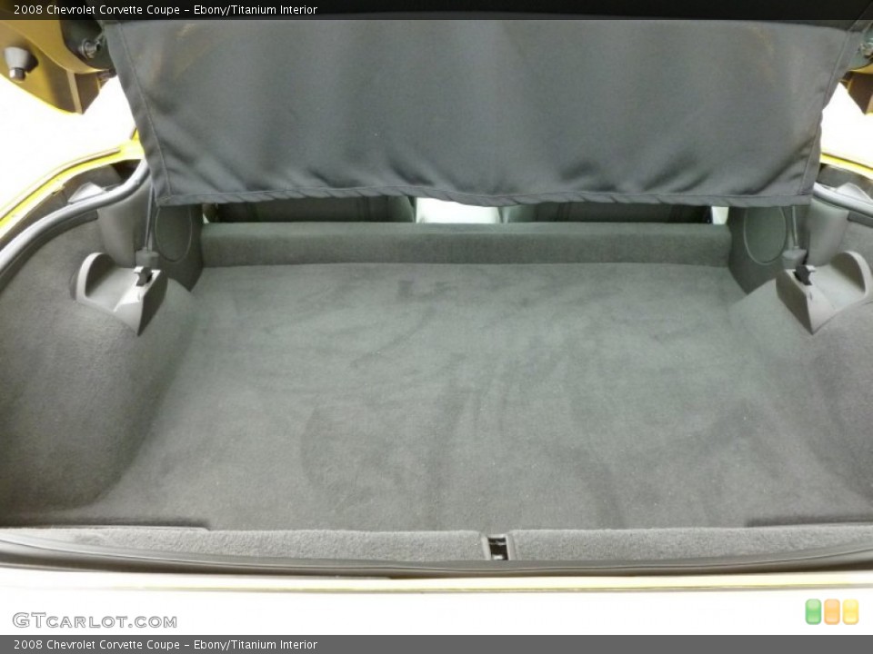 Ebony/Titanium Interior Trunk for the 2008 Chevrolet Corvette Coupe #66295065