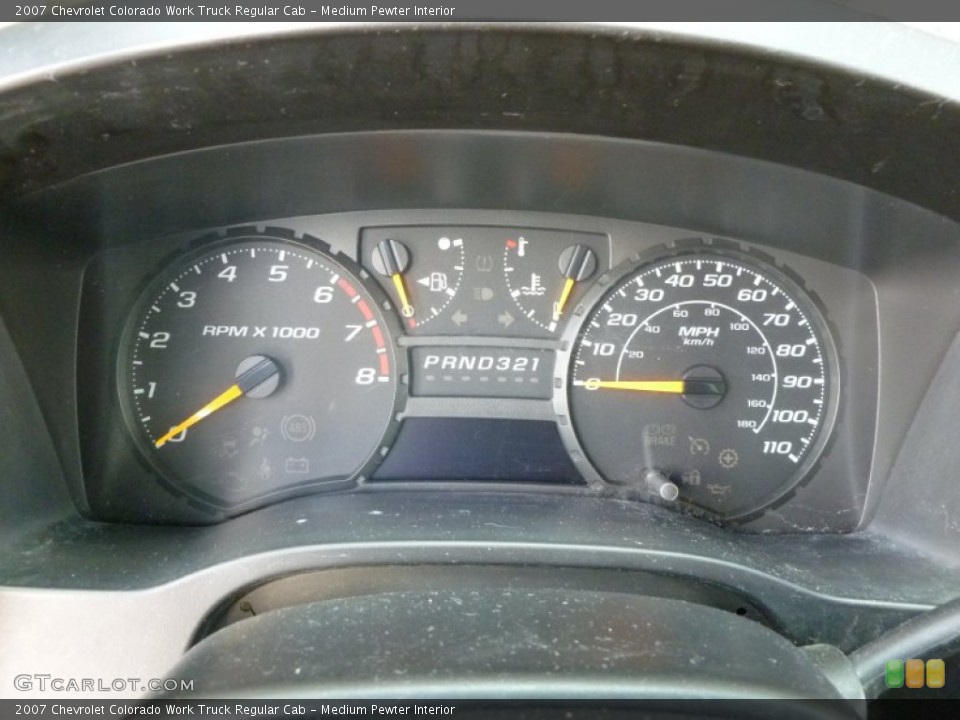 Medium Pewter Interior Gauges for the 2007 Chevrolet Colorado Work Truck Regular Cab #66295634