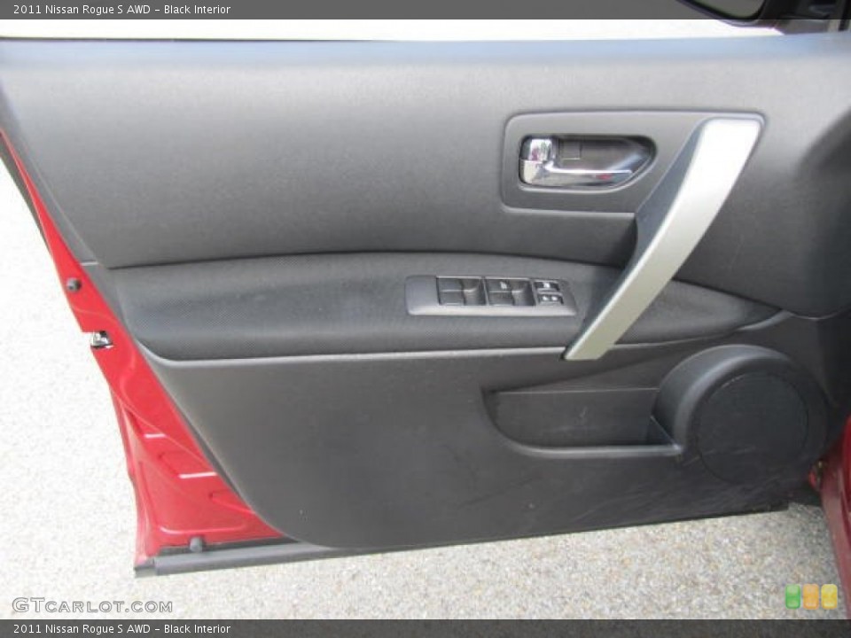 Black Interior Door Panel for the 2011 Nissan Rogue S AWD #66297506