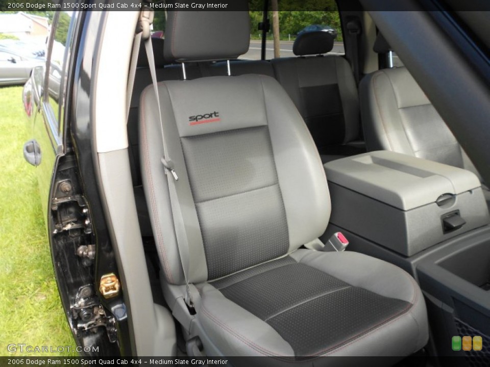 Medium Slate Gray Interior Photo for the 2006 Dodge Ram 1500 Sport Quad Cab 4x4 #66298226