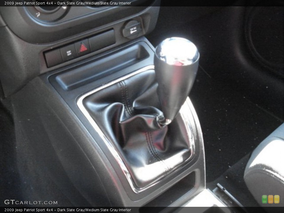 Dark Slate Gray/Medium Slate Gray Interior Transmission for the 2009 Jeep Patriot Sport 4x4 #66298976