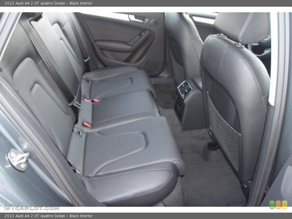 Black Interior Rear Seat for the 2013 Audi A4 2.0T quattro Sedan #66299303