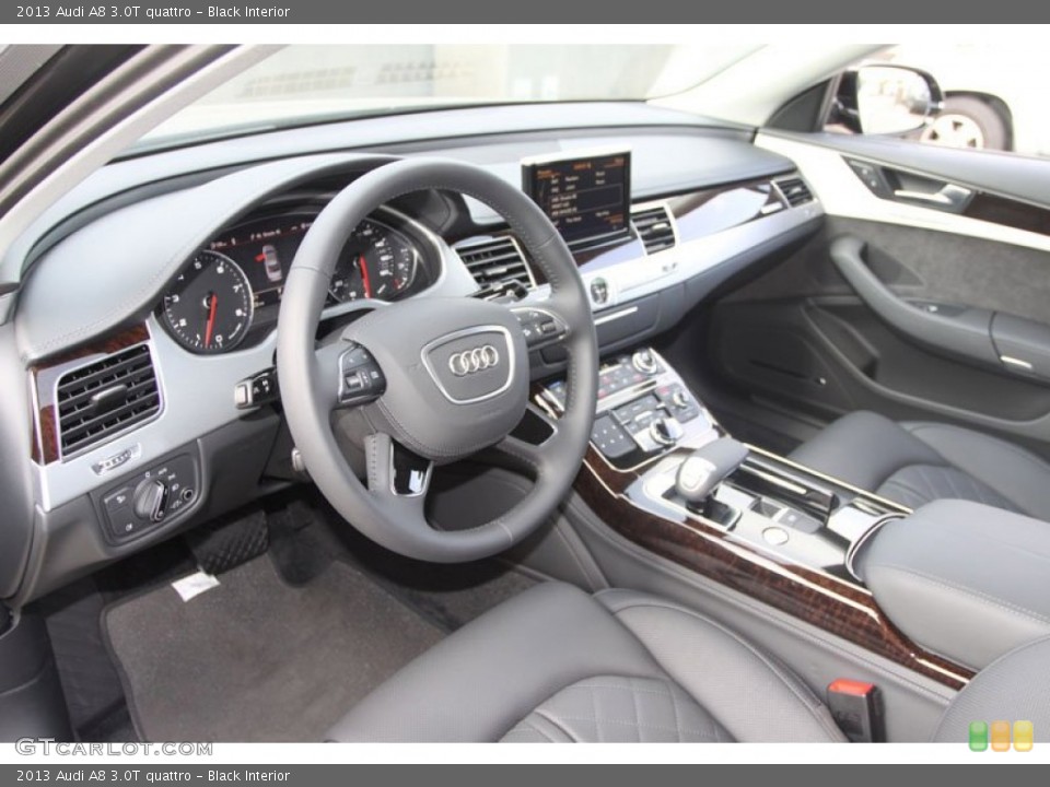 Black Interior Prime Interior for the 2013 Audi A8 3.0T quattro #66300533