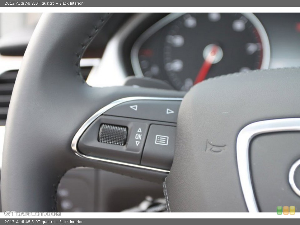 Black Interior Controls for the 2013 Audi A8 3.0T quattro #66300668