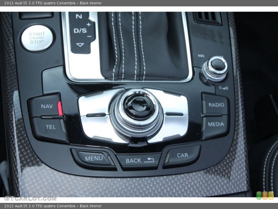 Black Interior Controls for the 2013 Audi S5 3.0 TFSI quattro Convertible #66300989