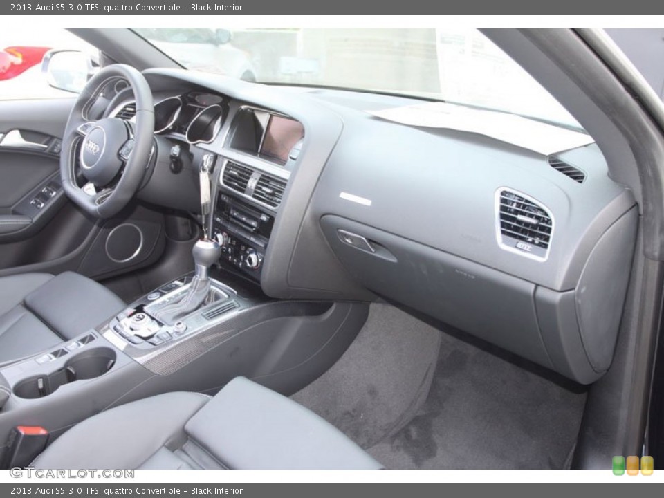Black Interior Dashboard for the 2013 Audi S5 3.0 TFSI quattro Convertible #66301058