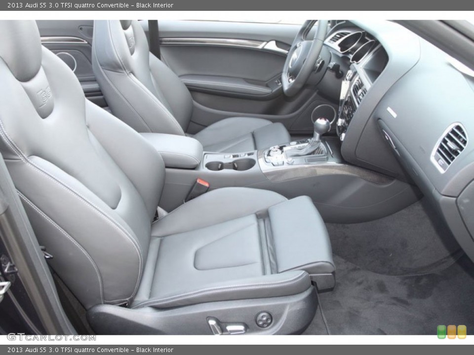 Black Interior Photo for the 2013 Audi S5 3.0 TFSI quattro Convertible #66301073