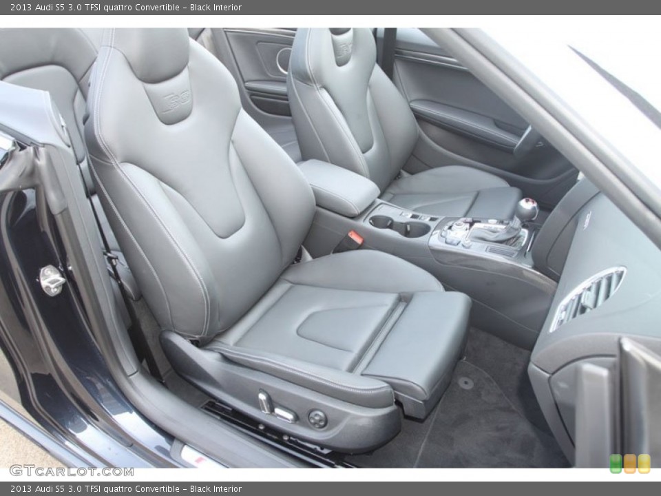 Black Interior Photo for the 2013 Audi S5 3.0 TFSI quattro Convertible #66301080