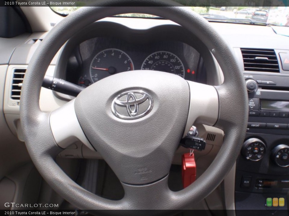 Bisque Interior Steering Wheel for the 2010 Toyota Corolla LE #66301670