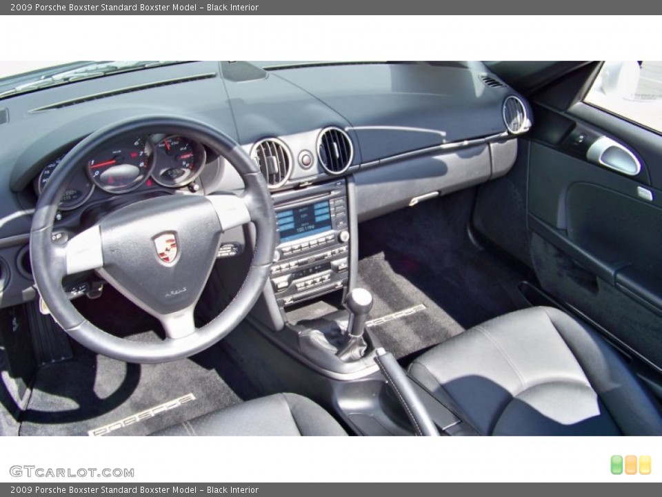 Black Interior Dashboard for the 2009 Porsche Boxster  #66301955
