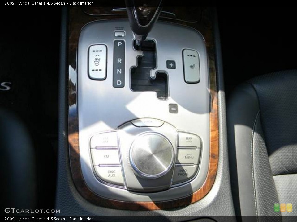 Black Interior Transmission for the 2009 Hyundai Genesis 4.6 Sedan #66302342