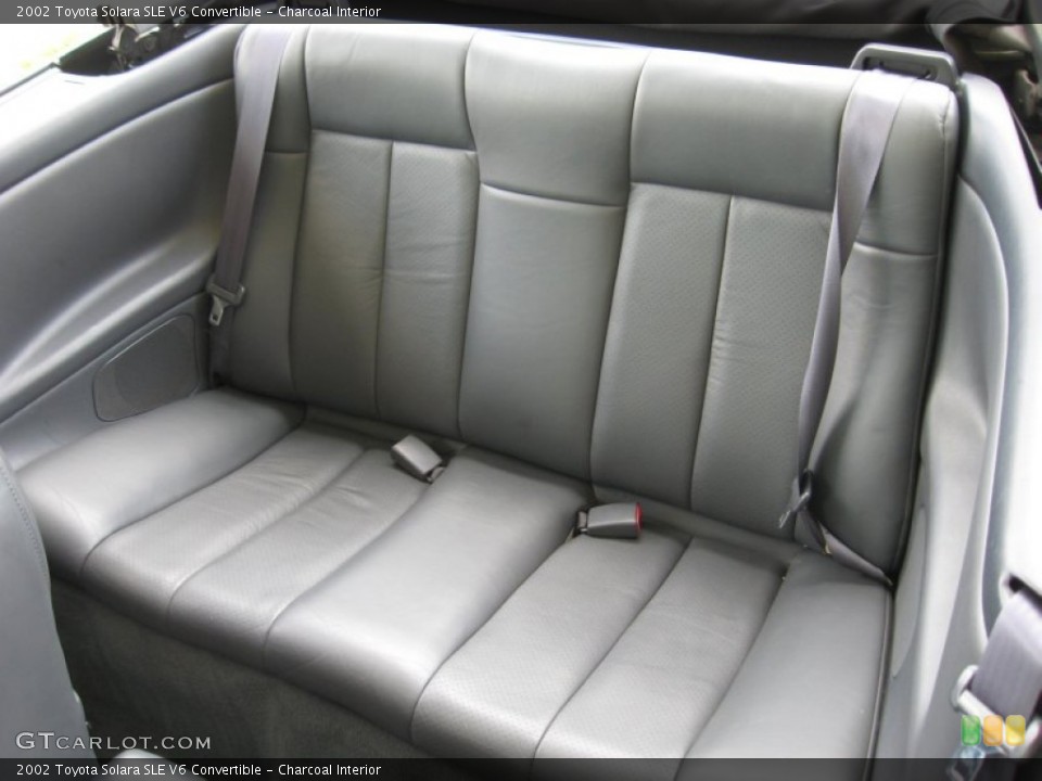 Charcoal Interior Photo for the 2002 Toyota Solara SLE V6 Convertible #66302501