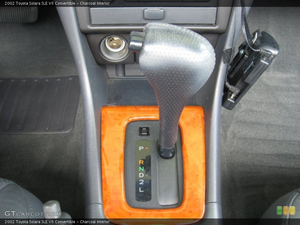 Charcoal Interior Transmission for the 2002 Toyota Solara SLE V6 Convertible #66302522