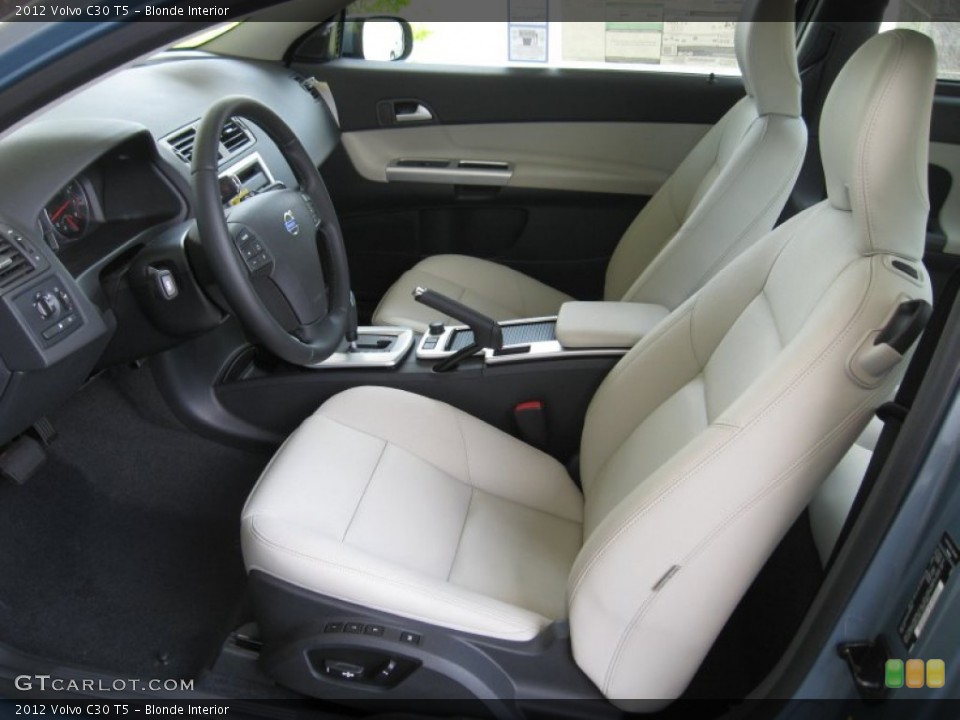 Blonde Interior Photo for the 2012 Volvo C30 T5 #66303143