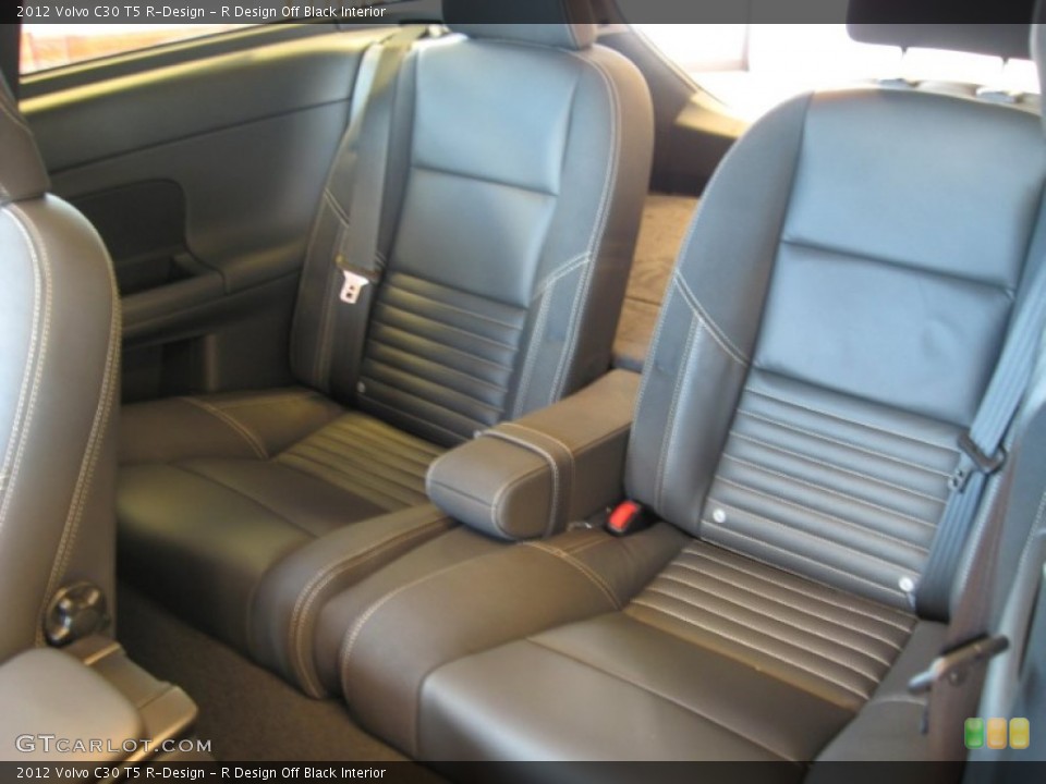 R Design Off Black Interior Rear Seat for the 2012 Volvo C30 T5 R-Design #66303323