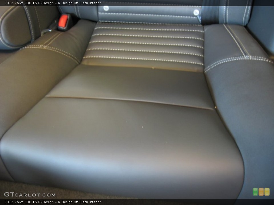 R Design Off Black Interior Rear Seat for the 2012 Volvo C30 T5 R-Design #66303332