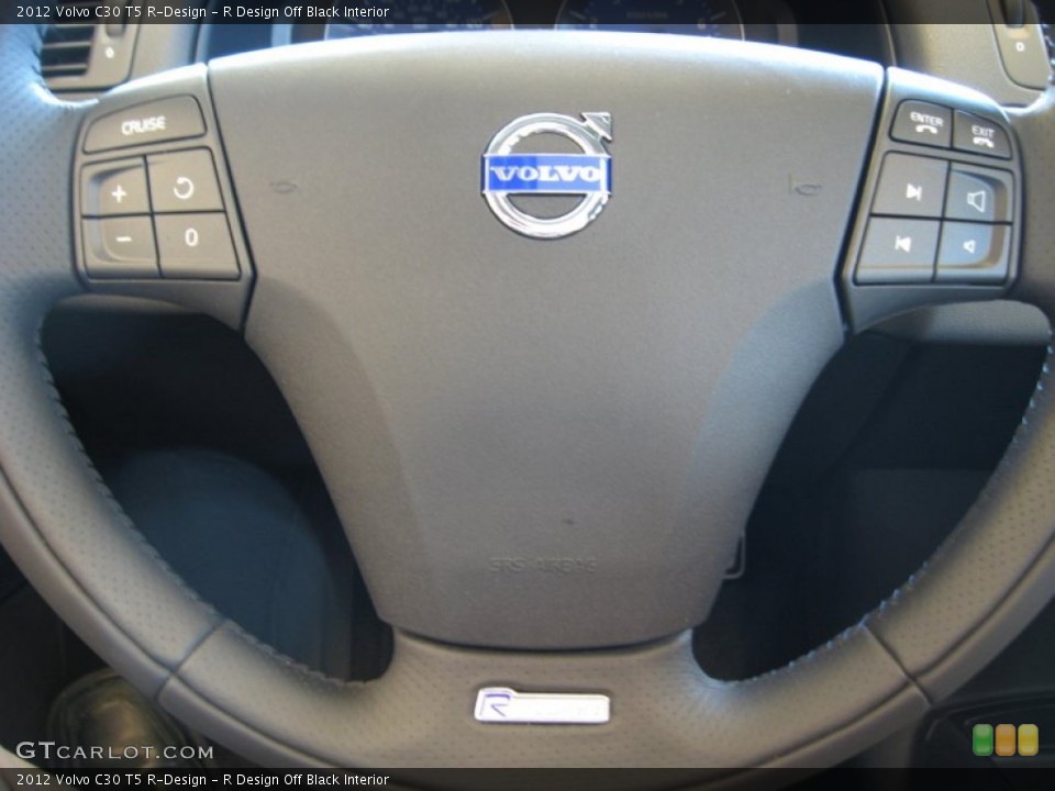 R Design Off Black Interior Steering Wheel for the 2012 Volvo C30 T5 R-Design #66303410