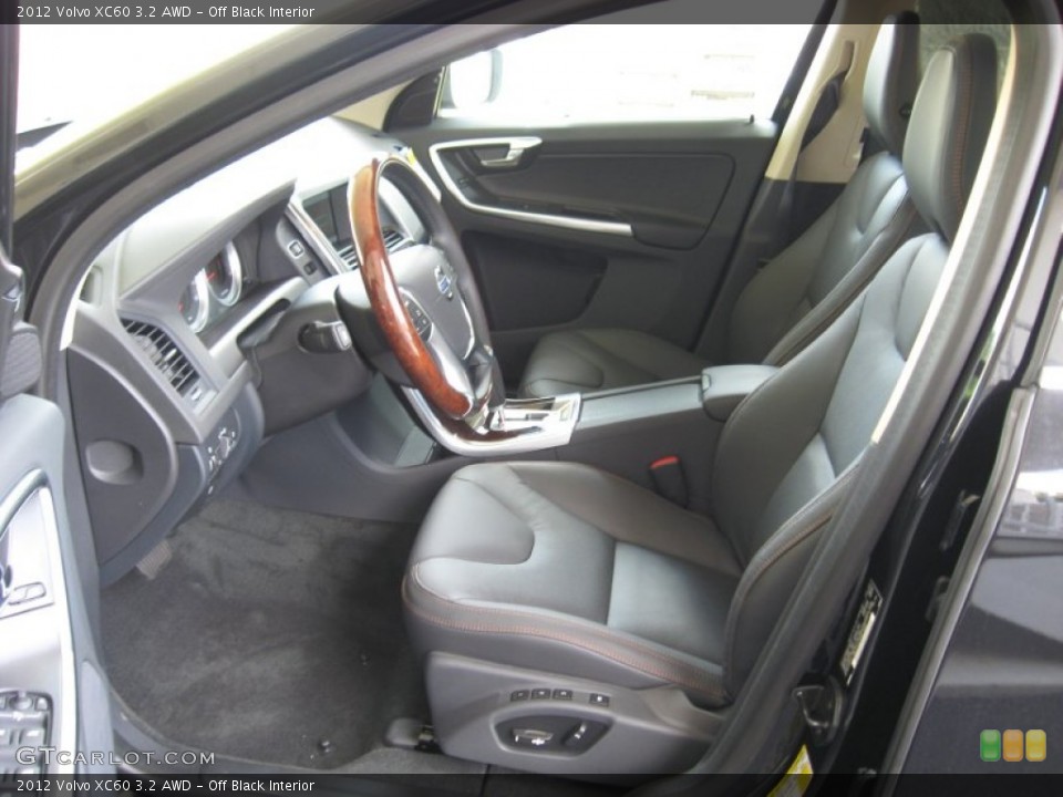Off Black Interior Photo for the 2012 Volvo XC60 3.2 AWD #66303559