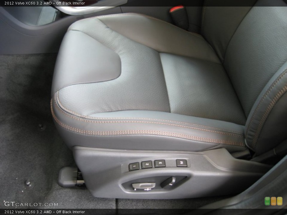 Off Black Interior Front Seat for the 2012 Volvo XC60 3.2 AWD #66303569