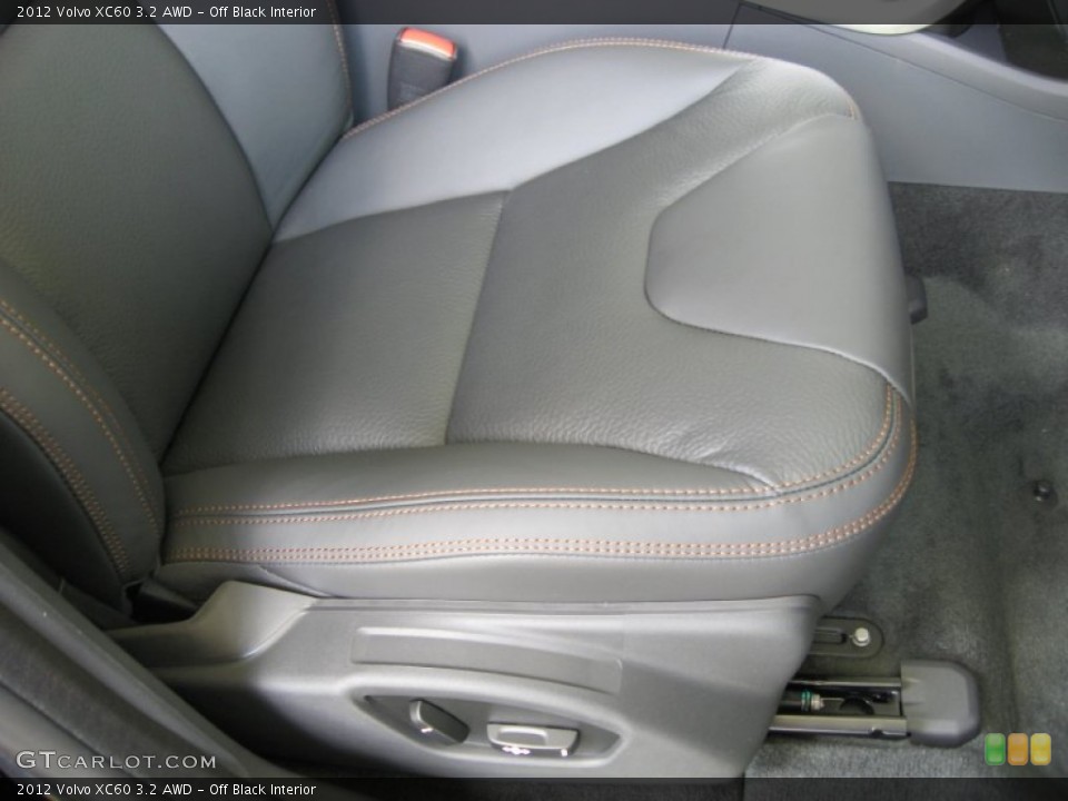 Off Black Interior Front Seat for the 2012 Volvo XC60 3.2 AWD #66303632