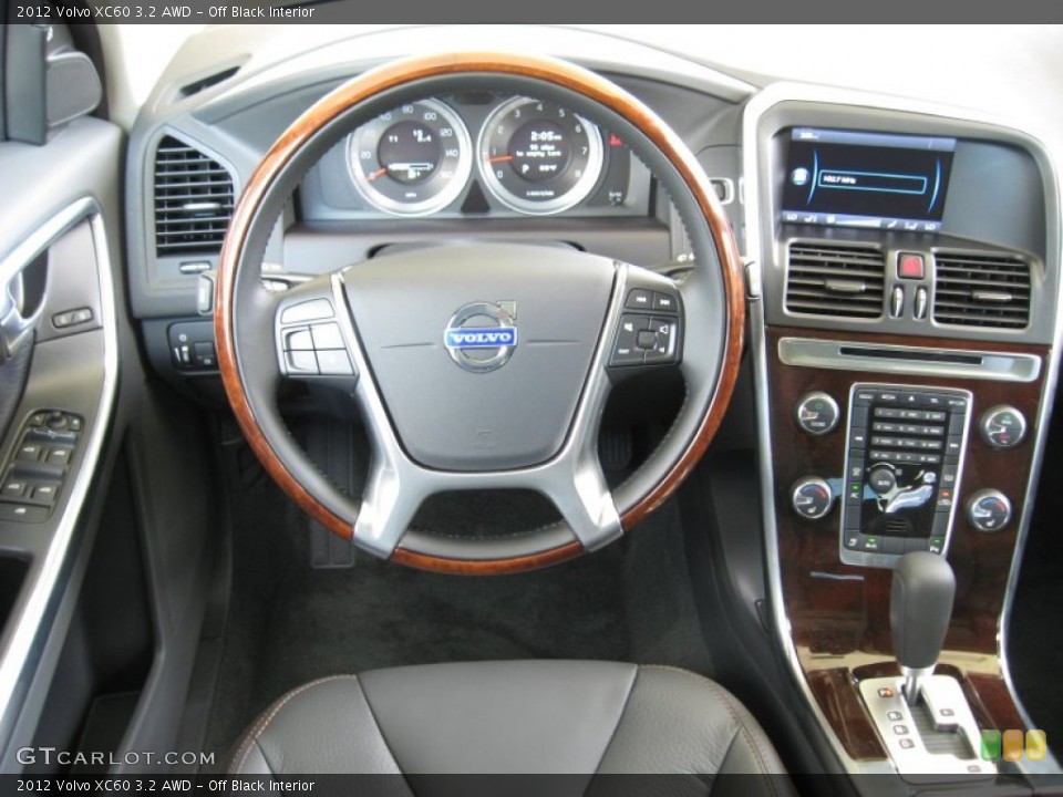 Off Black Interior Dashboard for the 2012 Volvo XC60 3.2 AWD #66303650