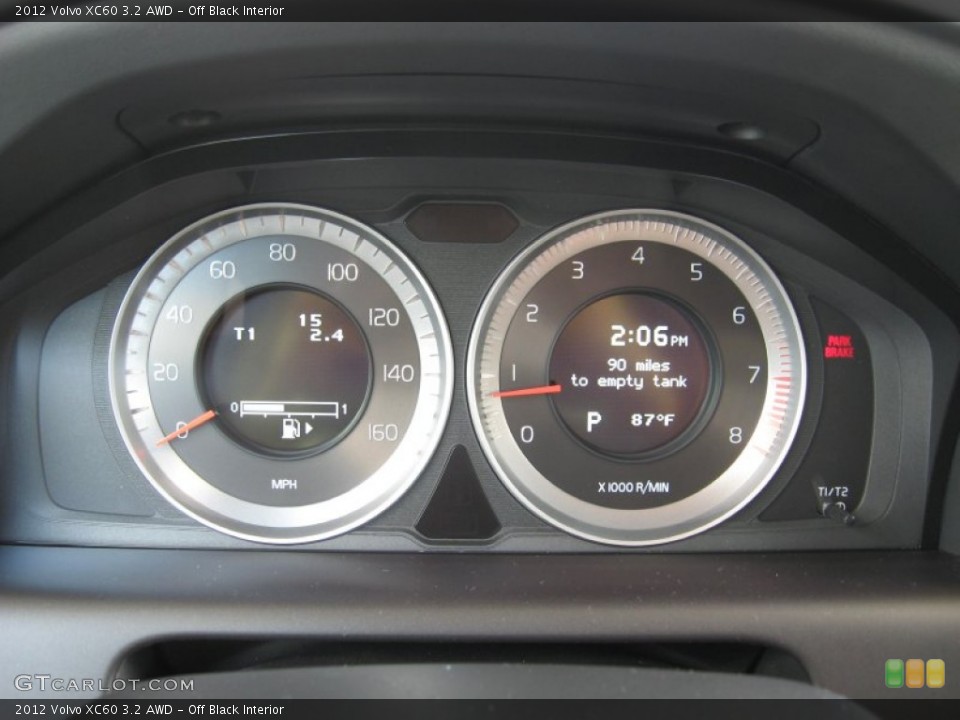 Off Black Interior Gauges for the 2012 Volvo XC60 3.2 AWD #66303707