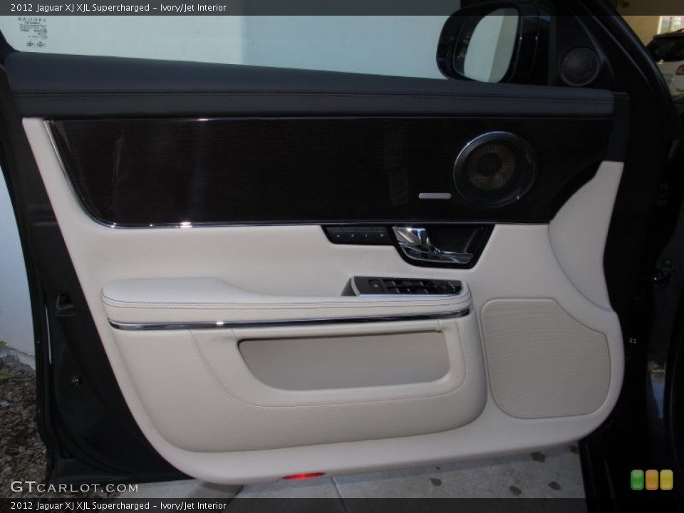 Ivory/Jet Interior Door Panel for the 2012 Jaguar XJ XJL Supercharged #66304073