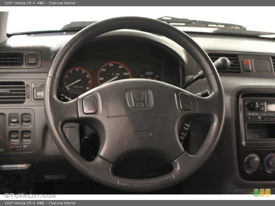 Charcoal Interior Steering Wheel for the 1997 Honda CR-V 4WD #66305072