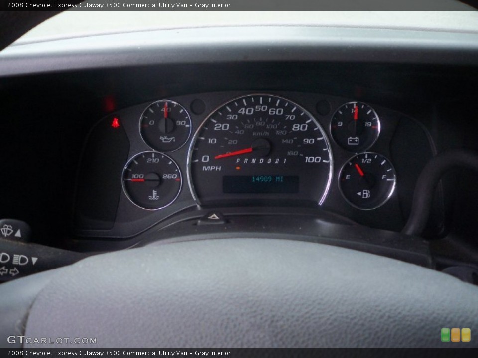 Gray Interior Gauges for the 2008 Chevrolet Express Cutaway 3500 Commercial Utility Van #66307061