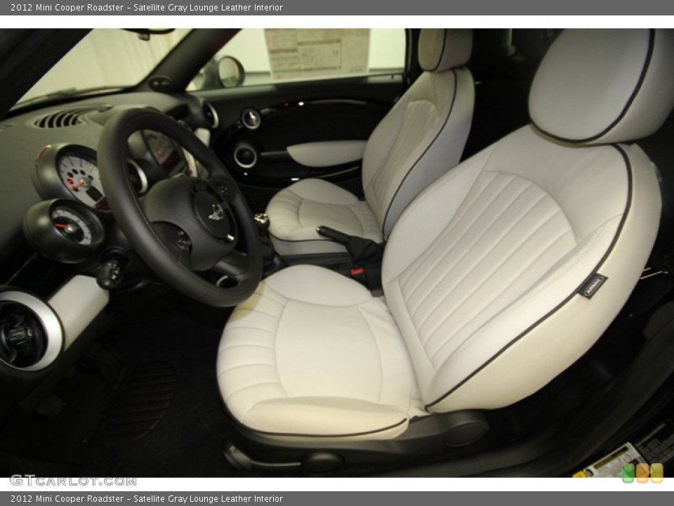 Satellite Gray Lounge Leather Interior Photo for the 2012 Mini Cooper Roadster #66307820