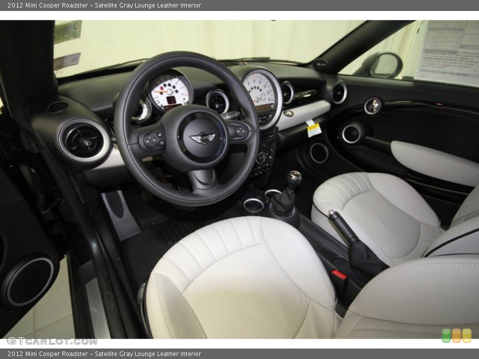 Satellite Gray Lounge Leather Interior Photo for the 2012 Mini Cooper Roadster #66307829