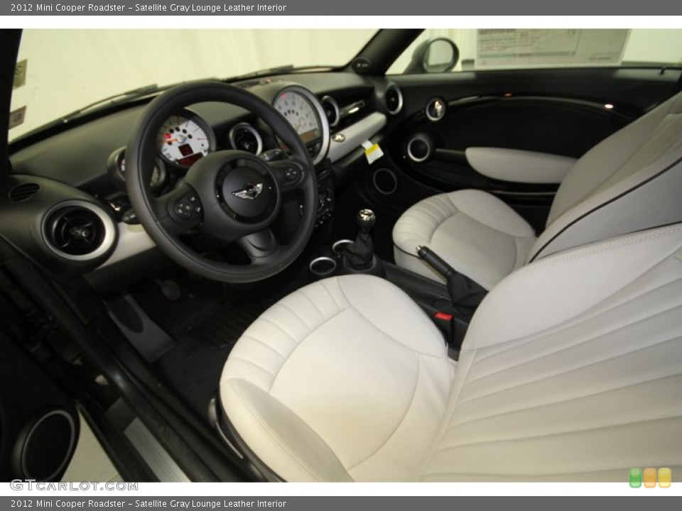 Satellite Gray Lounge Leather Interior Photo for the 2012 Mini Cooper Roadster #66307898